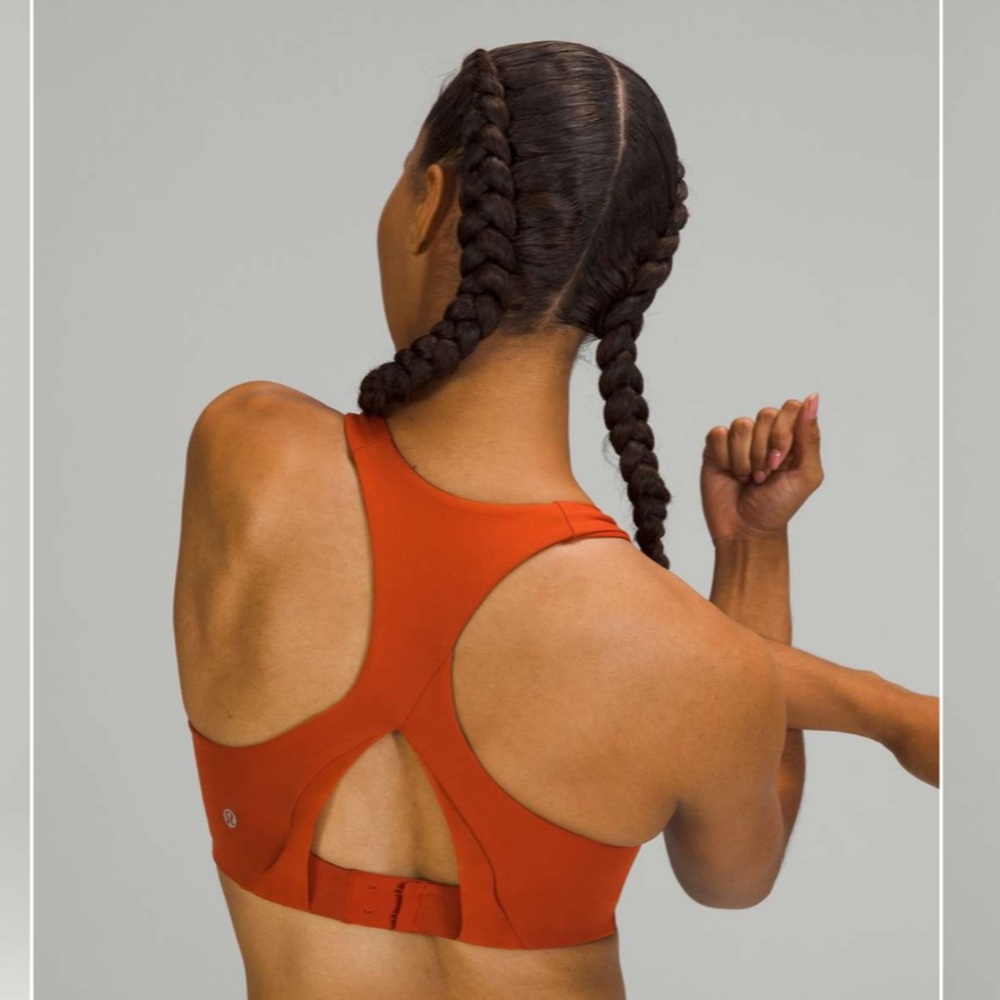 lululemon Invigorate Bra in Aztec Brick